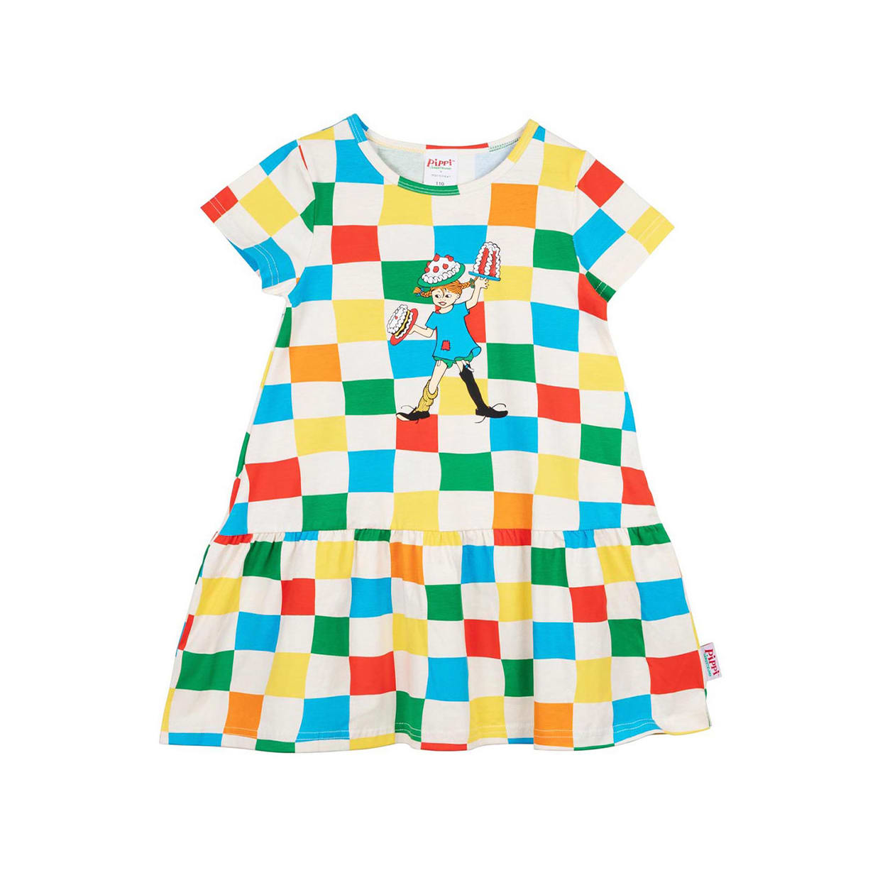 Pippi Longstocking Pippi Square Dress Putty | Martinex